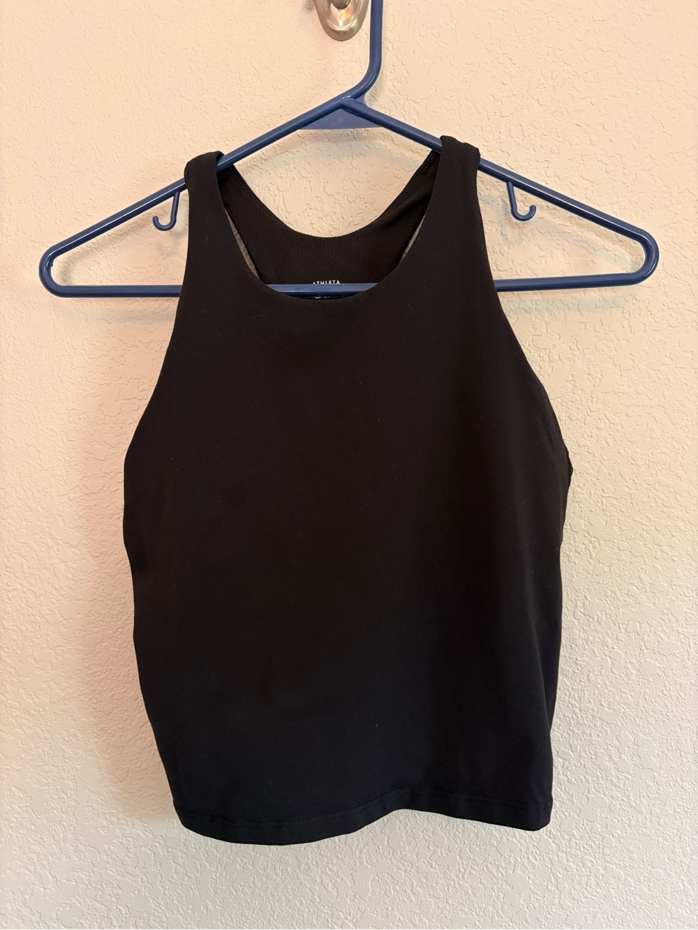 Athleta Girl - black tank top with built in bra